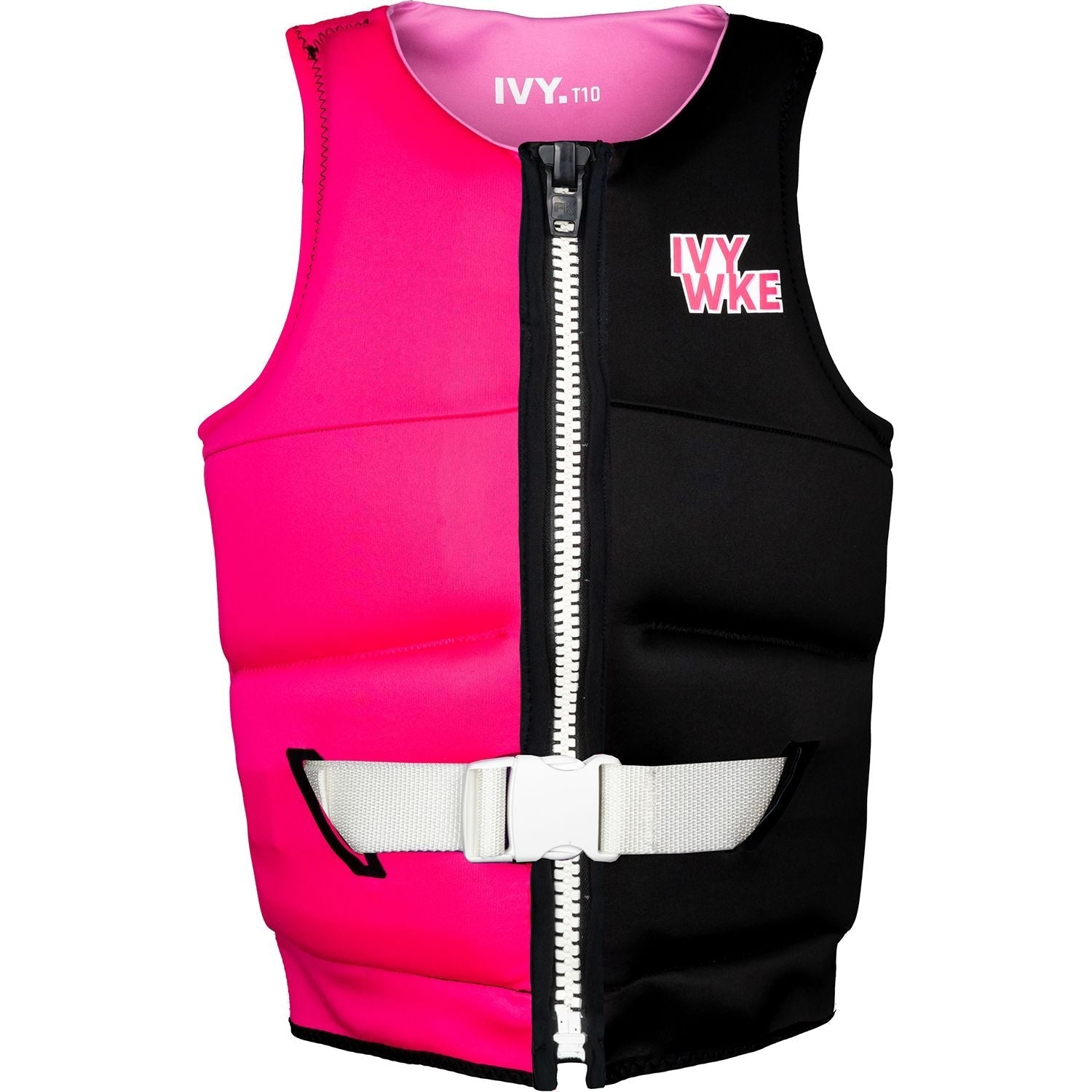2025 IVY Teen Capri Vest - Ivy251500 - Hot Pink / Black - 10T