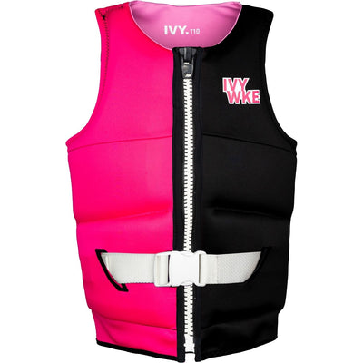 2025 IVY Teen Capri Vest - Ivy251500 - Hot Pink / Black - 10T