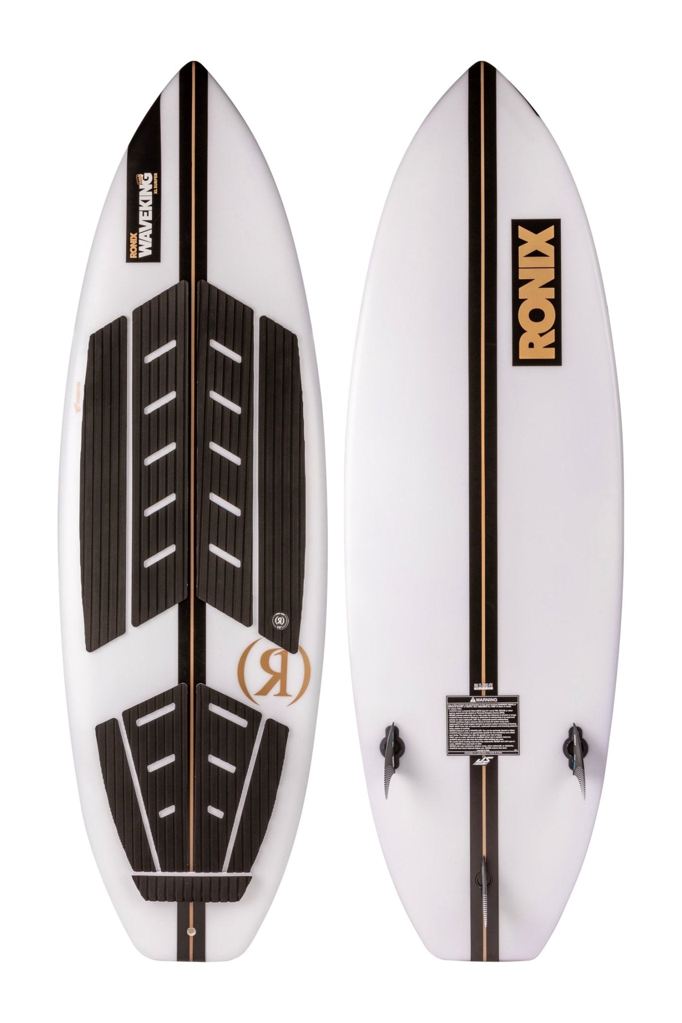 2025 Ronix Flyweight Wave King Surfer - Ronix252390 - White / Black / Gold - 5 7