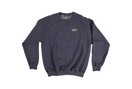 2025 Ronix Game Changer Crew Neck - Ronix248010 - Heather Navy - Small