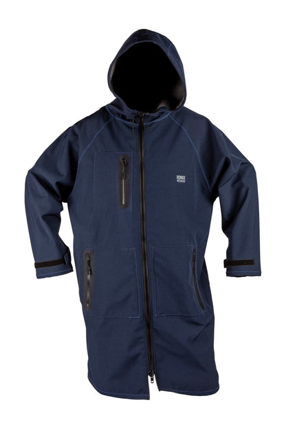 2025 Ronix Head Honcho Poncho Wet/Dry Zip Up - Ronix258208 - Navy Blue / Grey - StoM