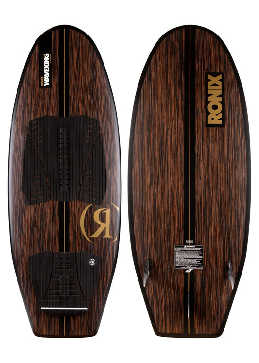 2025 Ronix Koal Classic Wave King Skimmer - Ronix252392 - Walnut / Black / Gold - 5 1