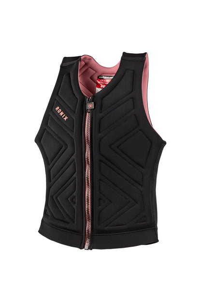 2025 Ronix Moon Stone Impact Vest (non approved) - Ronix254270 - Black / Rose Gold - XS