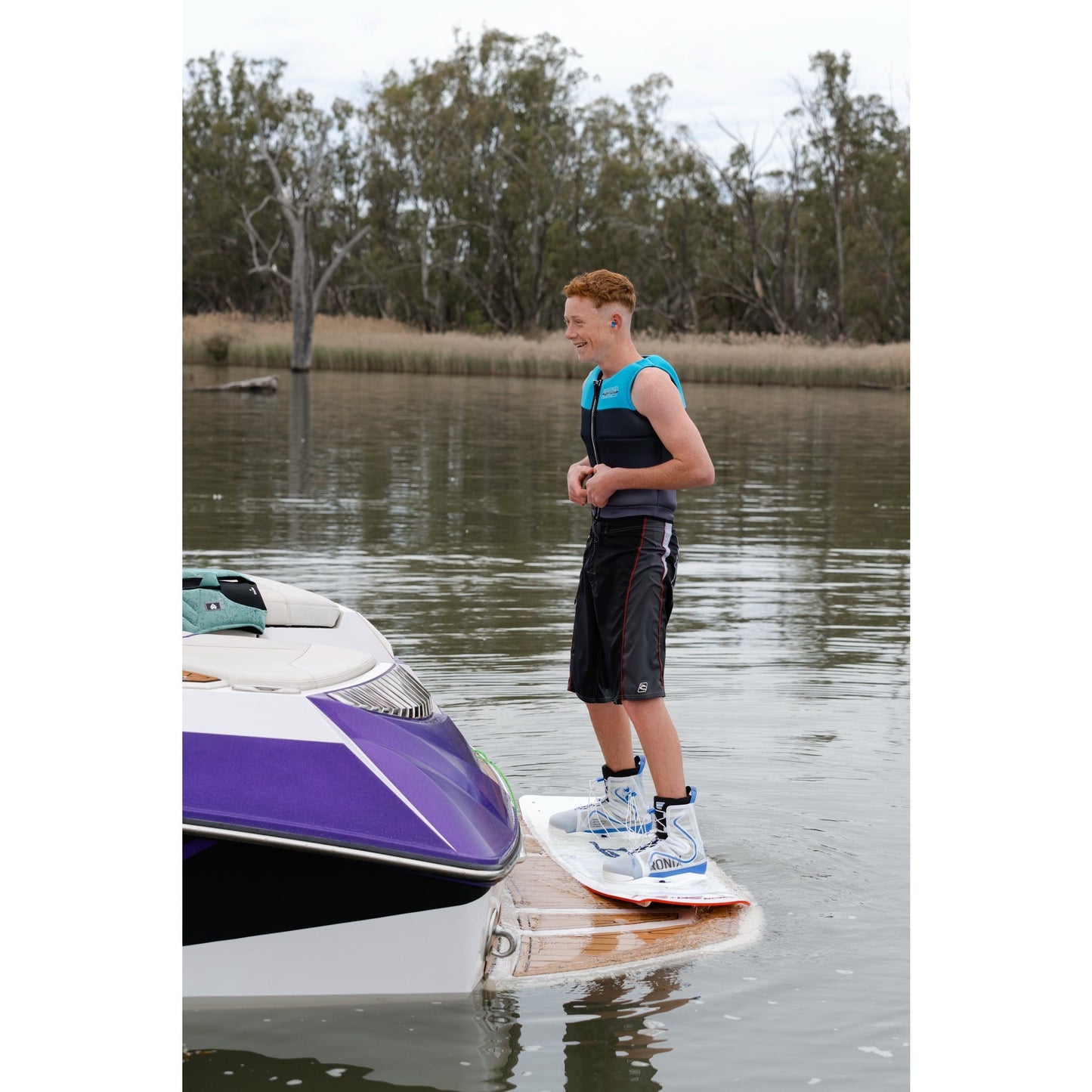 2026 KGB Teen Tempo Vest - KGB260600-Black / Silver / Neon Yellow-8T