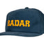 2026 Radar Backside Snapback Hat - Radar258384 - Vintage Blue / Mustard - OSFM