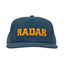 2026 Radar Backside Snapback Hat - Radar258384 - Vintage Blue / Mustard - OSFM