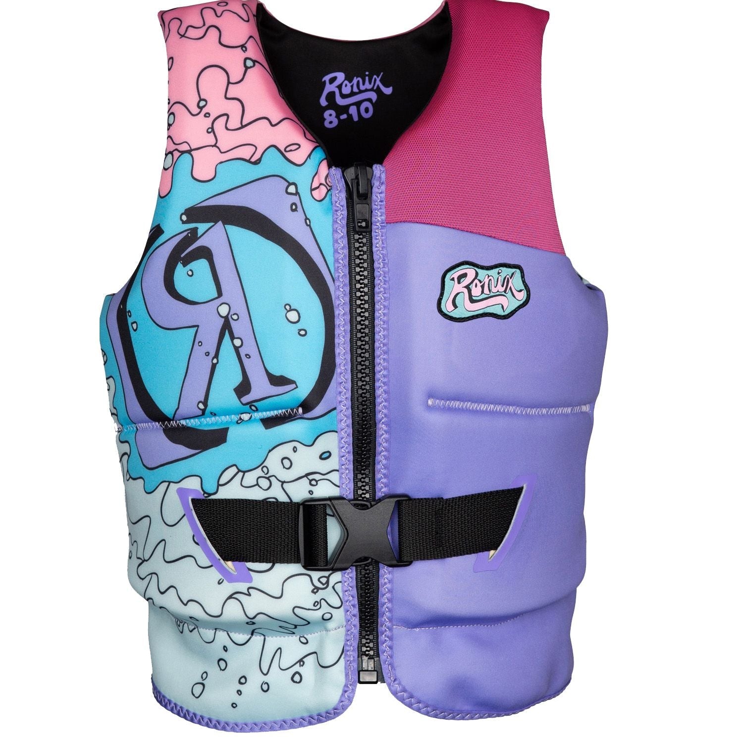 2026 Ronix August Girls L50s - Ronix264019 - Pink / Blue / Purple - 8 to 10
