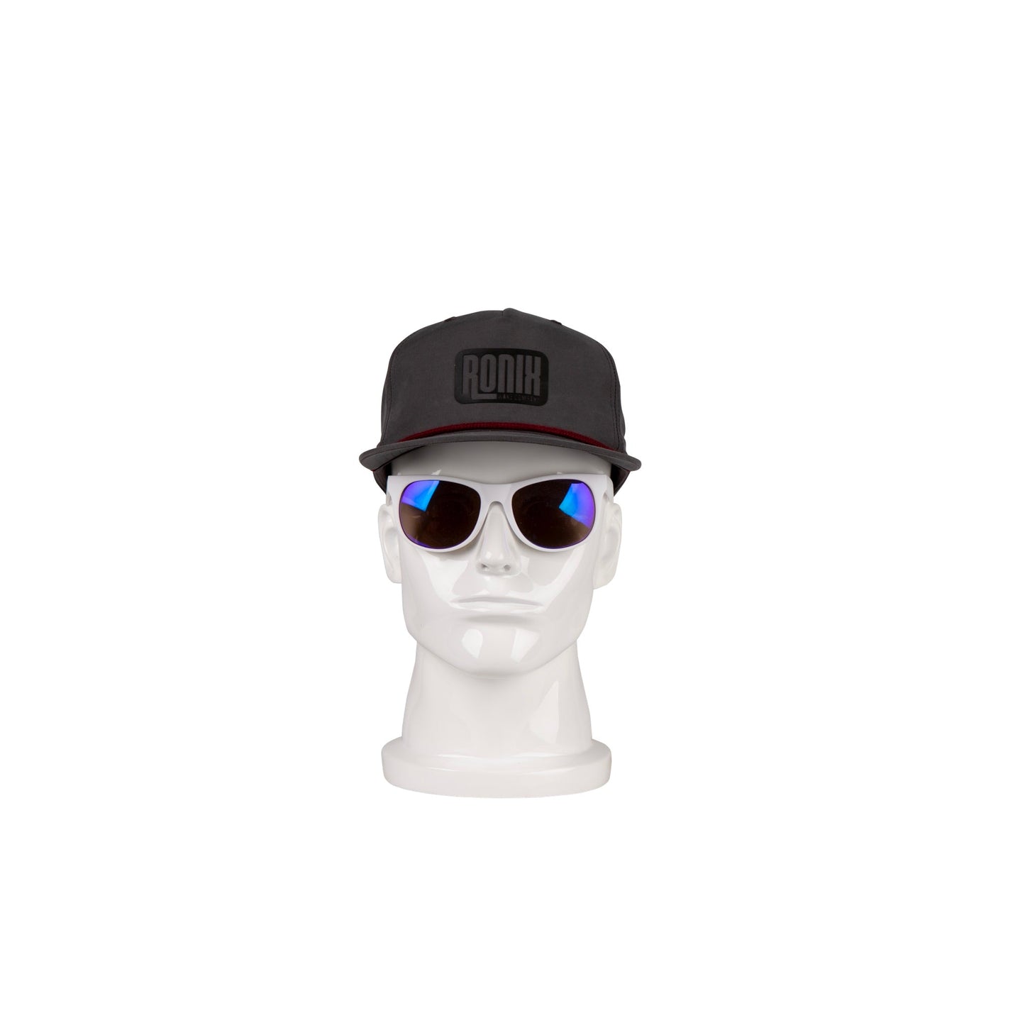 2026 Ronix Genisis 5 Panel Snapback Hat - Ronix268201 - Charcoal Maroon - OSFM