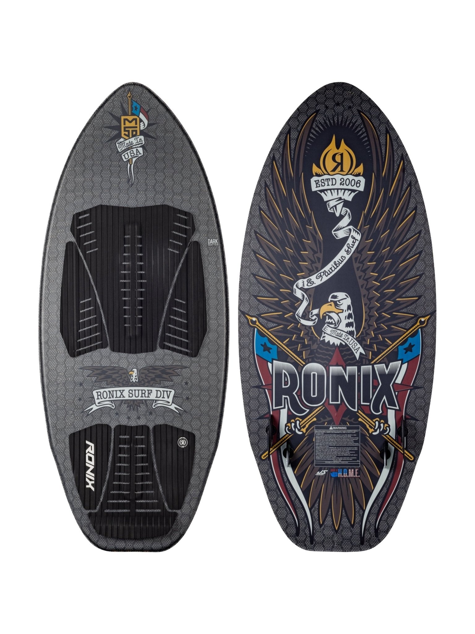2026 Ronix M50 Dark Matter - Ronix262360 - Americana Black / Red / Yellow - 4 5