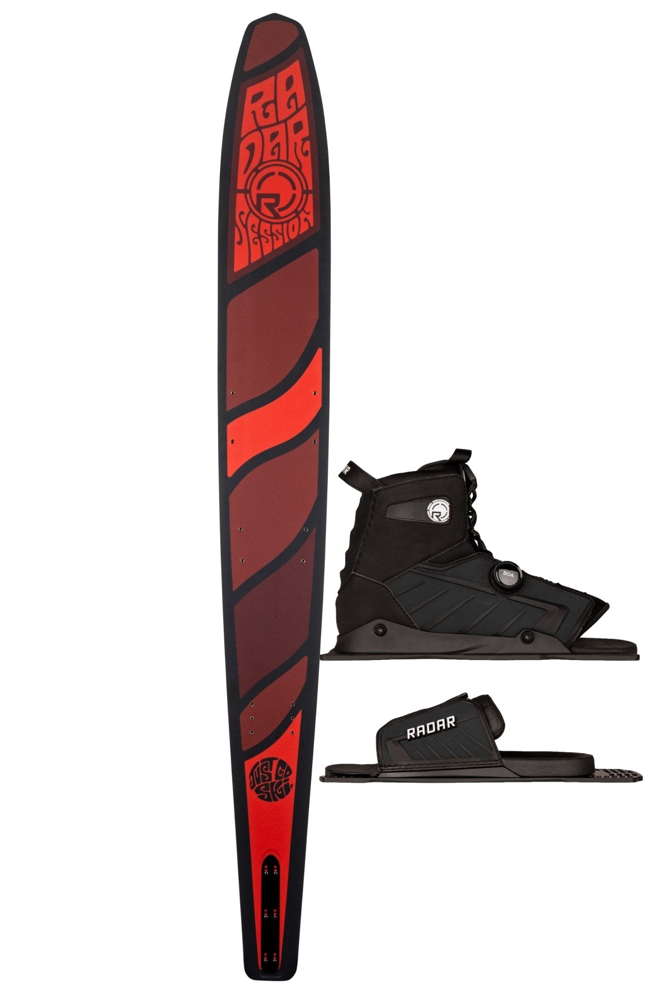 2026 Session - Radar260090 Apple Red / Currant / Black - 65 - Vector Boa - Boa ARTP - US 5 to 8