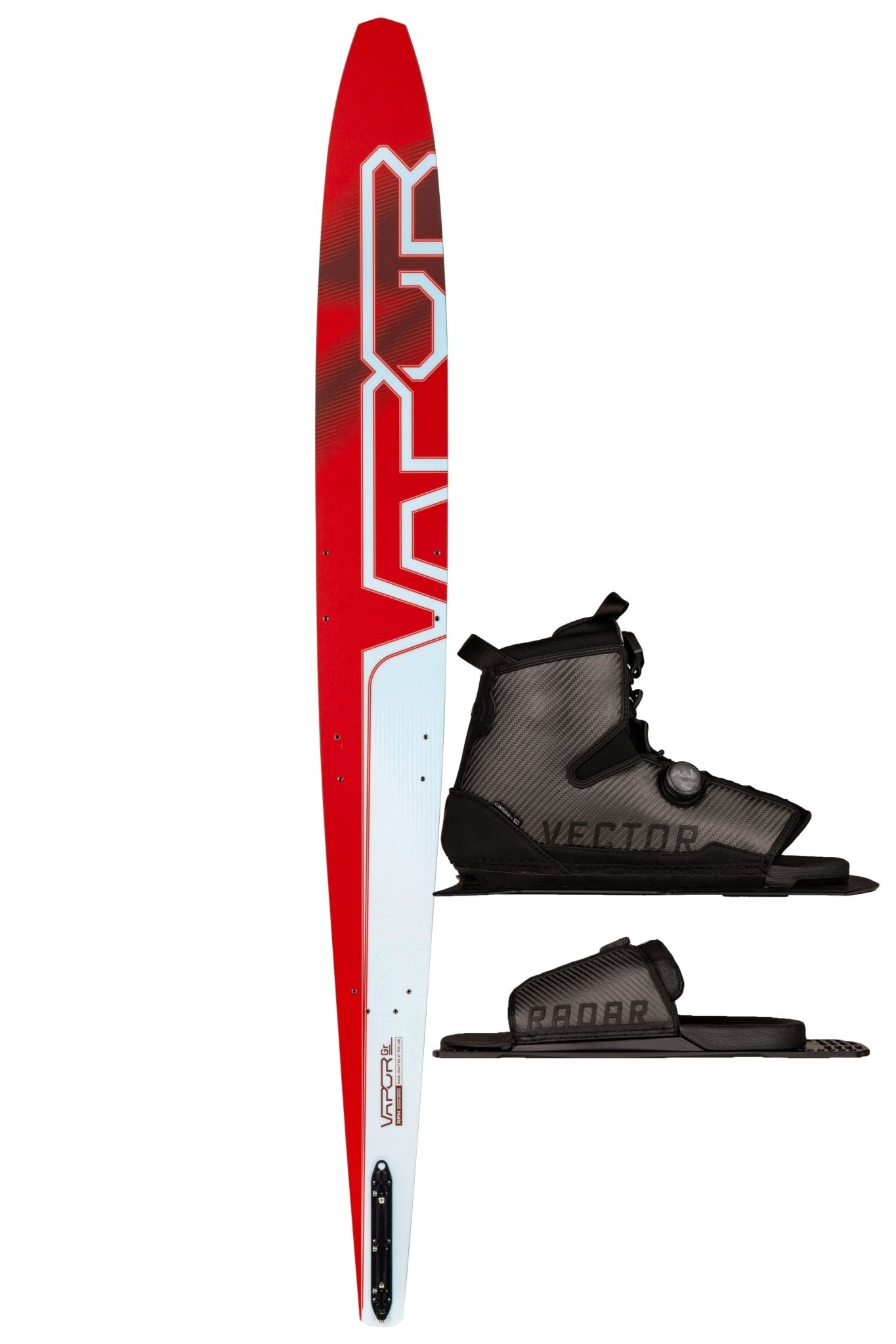 2026 Vapor Graphite - Radar260020 Race Red / Ice - 65 - Carbitex Vector Boa - Carbitex Boa ARTP - US 5 to 8