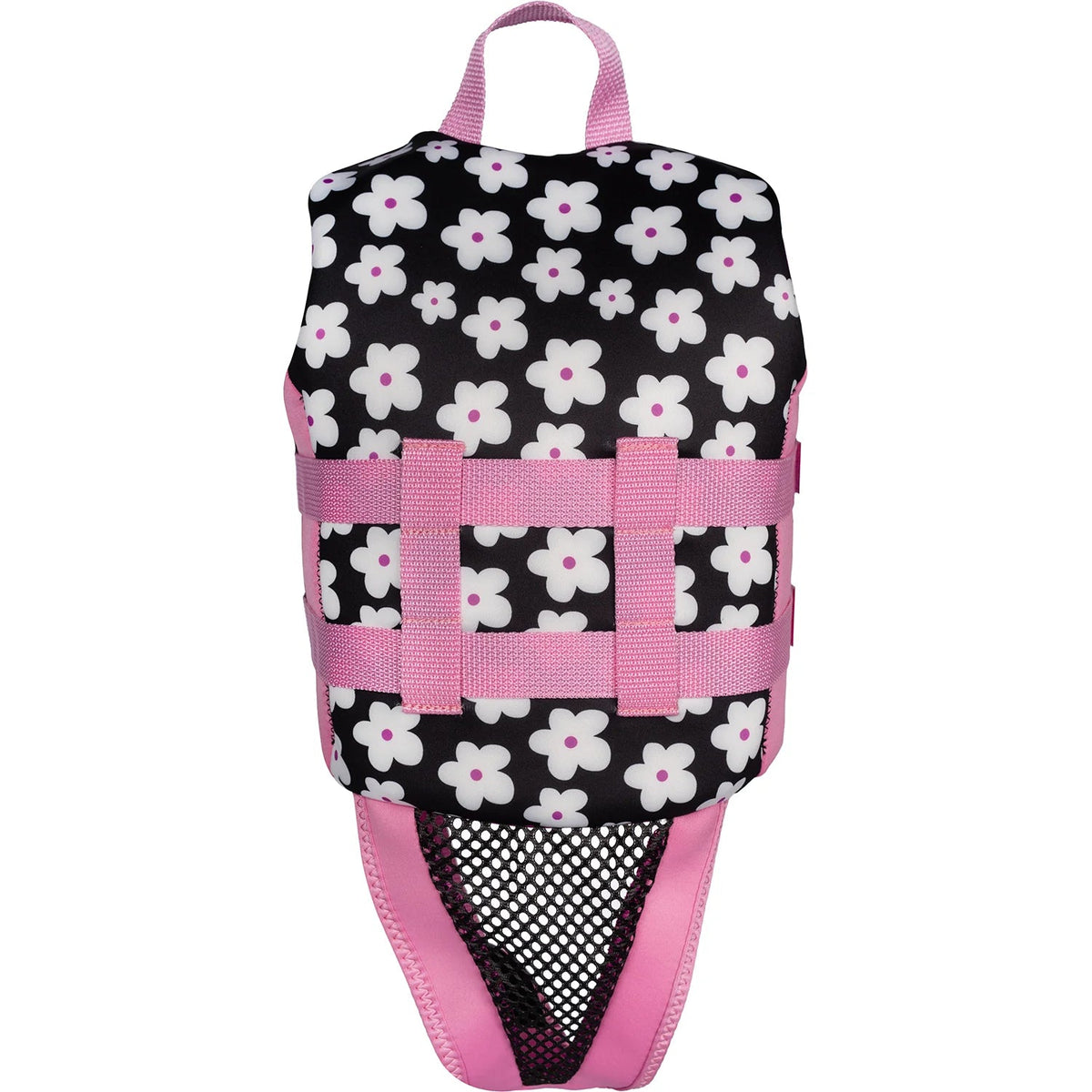 2027 IVY JUNIOR GIRLS VEST -Ivy271800-Black Flowers-2 to 3