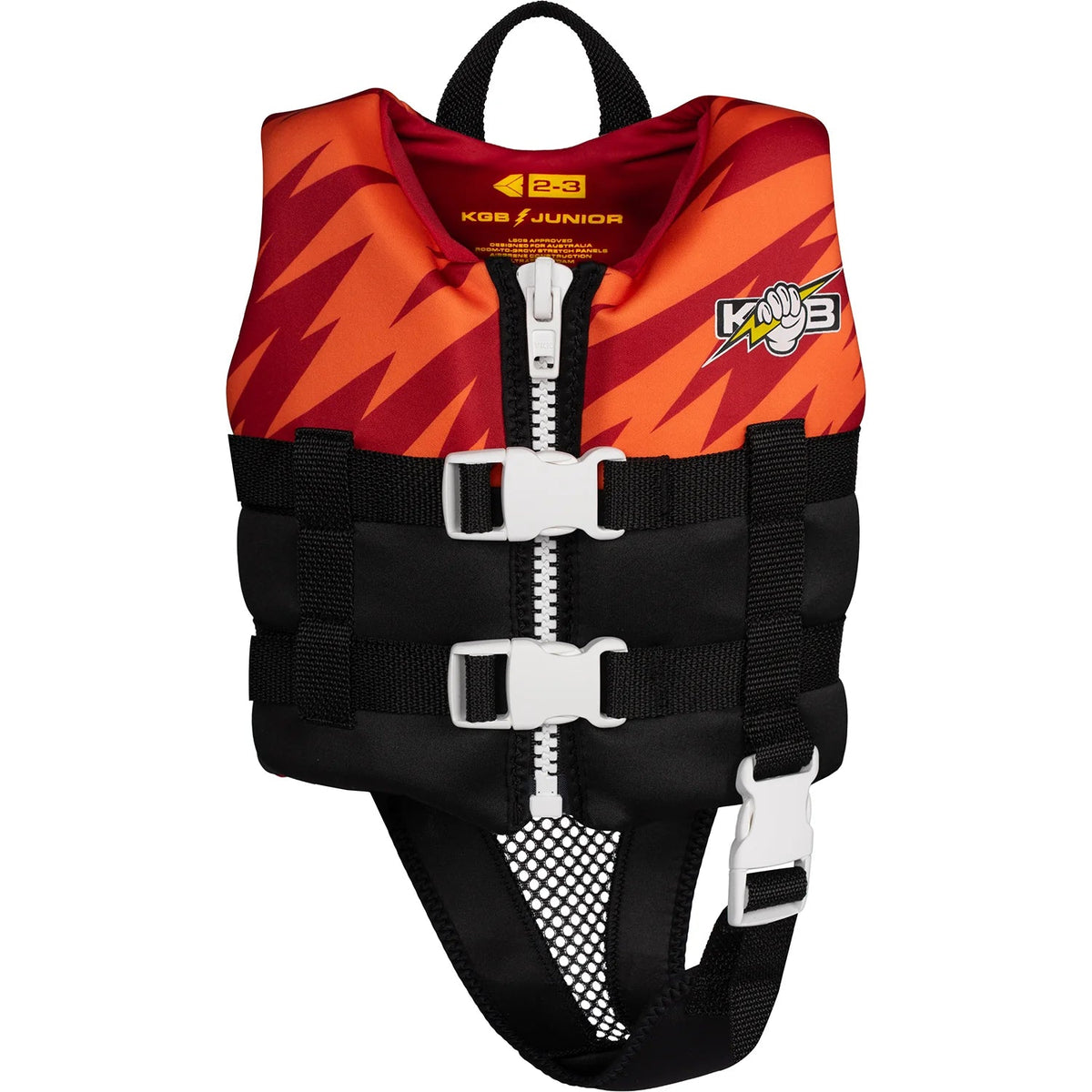 2027 KGB JUNIOR BOYS VEST -KGB270800-Electric Red-2 to 3