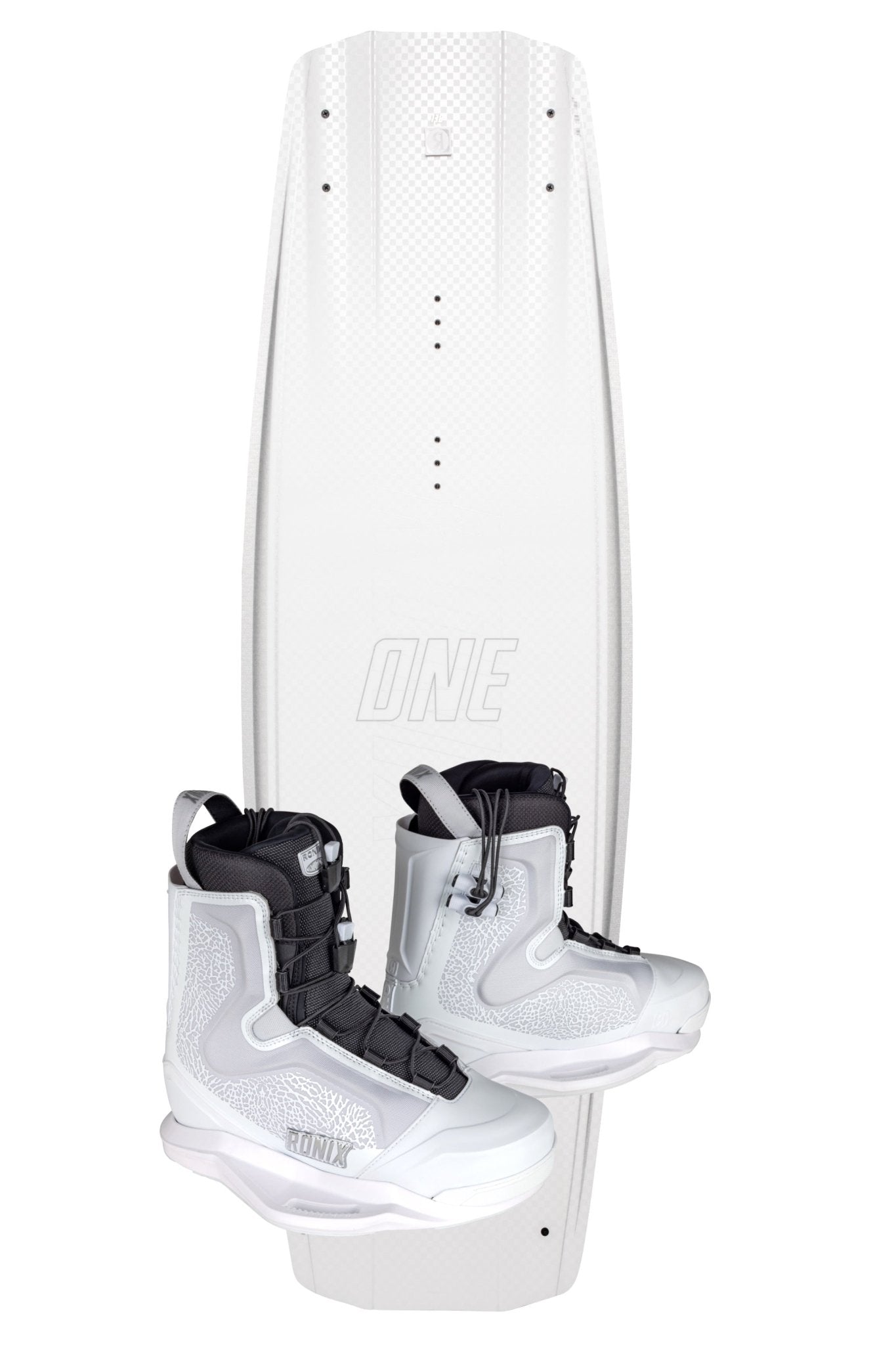 2027 One Blackout Wakeboard -Ronix272010-One Boots White-US 6 to 7