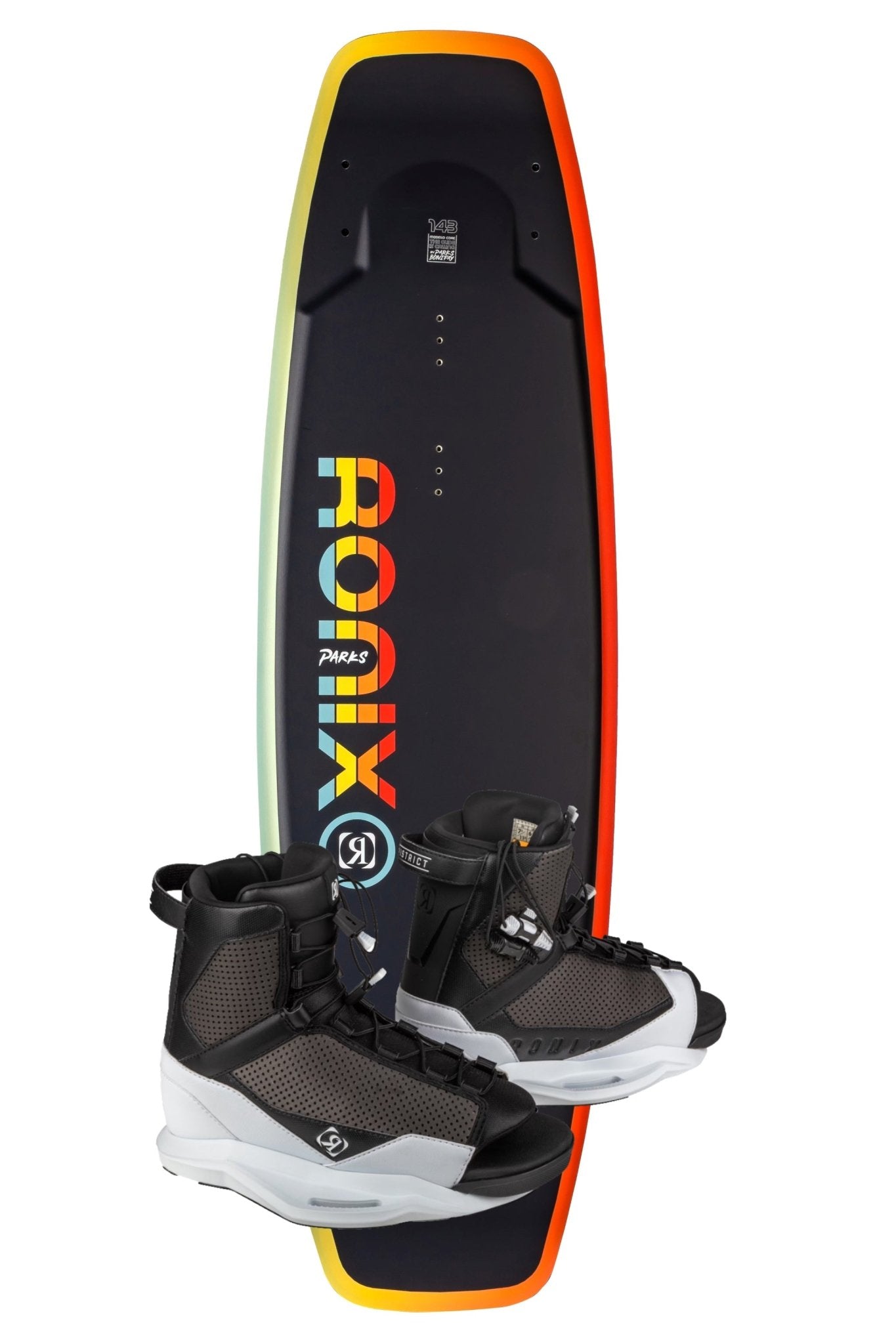 2027 Parks Wakeboard -Ronix272040-District Boots-US 5 To 8