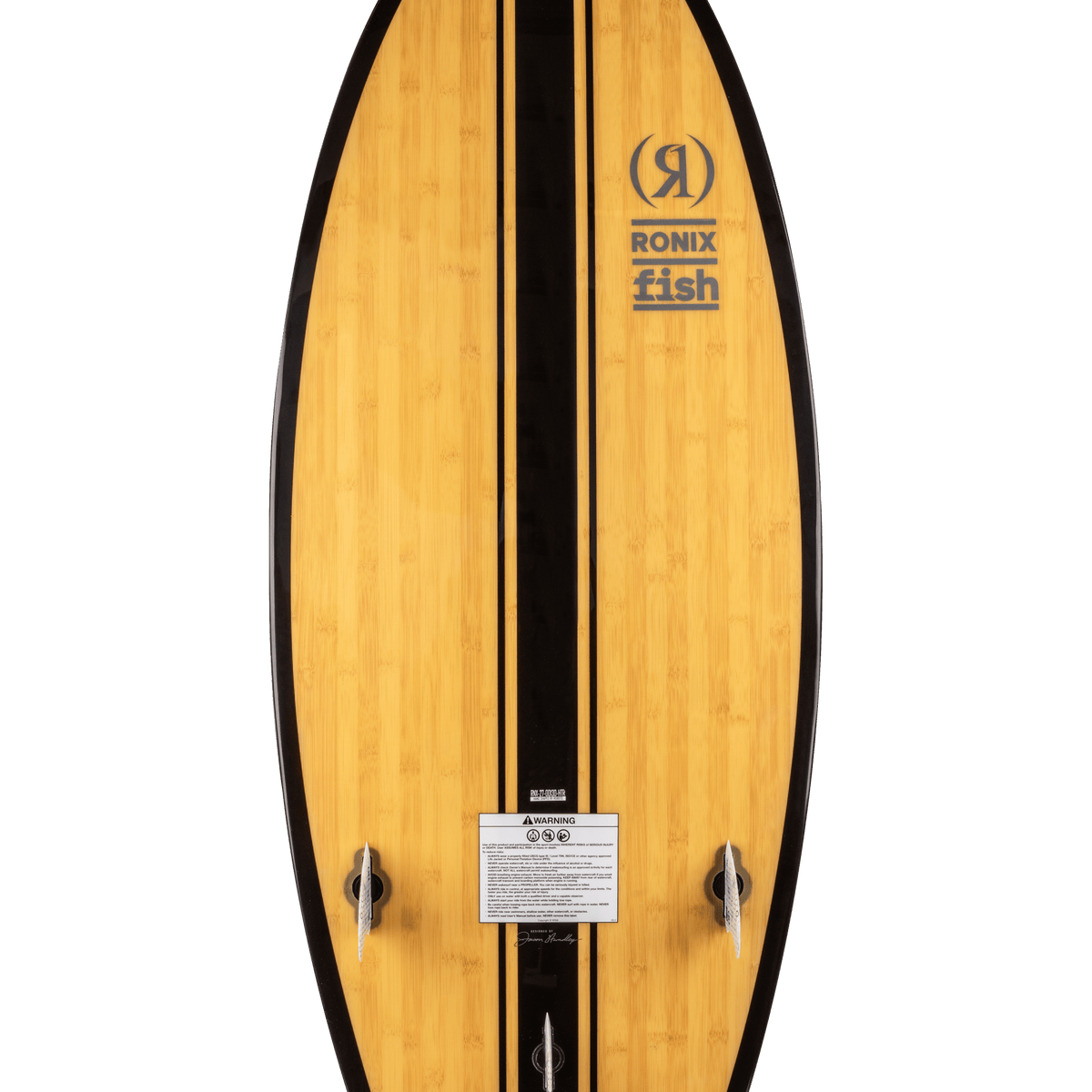 2027 Ronix Koal Classic Fish -Ronix272350-Glossy Bamboo / Black-4 6