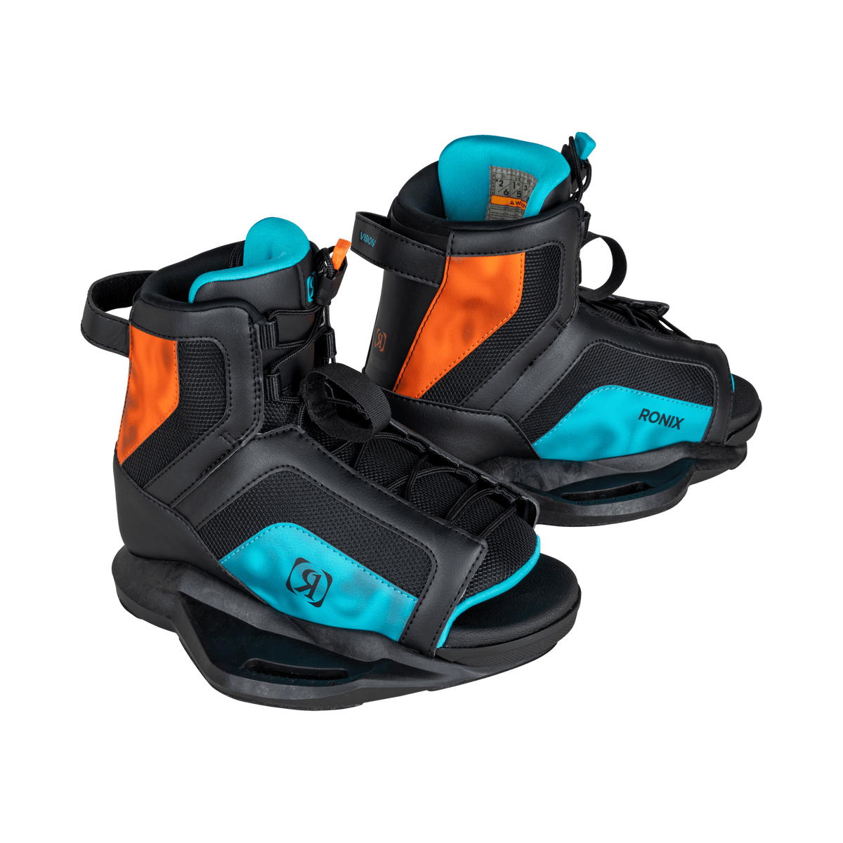 2027 Ronix Vision Boots -Ronix273304-Black / Blue / Hot Red-2-6