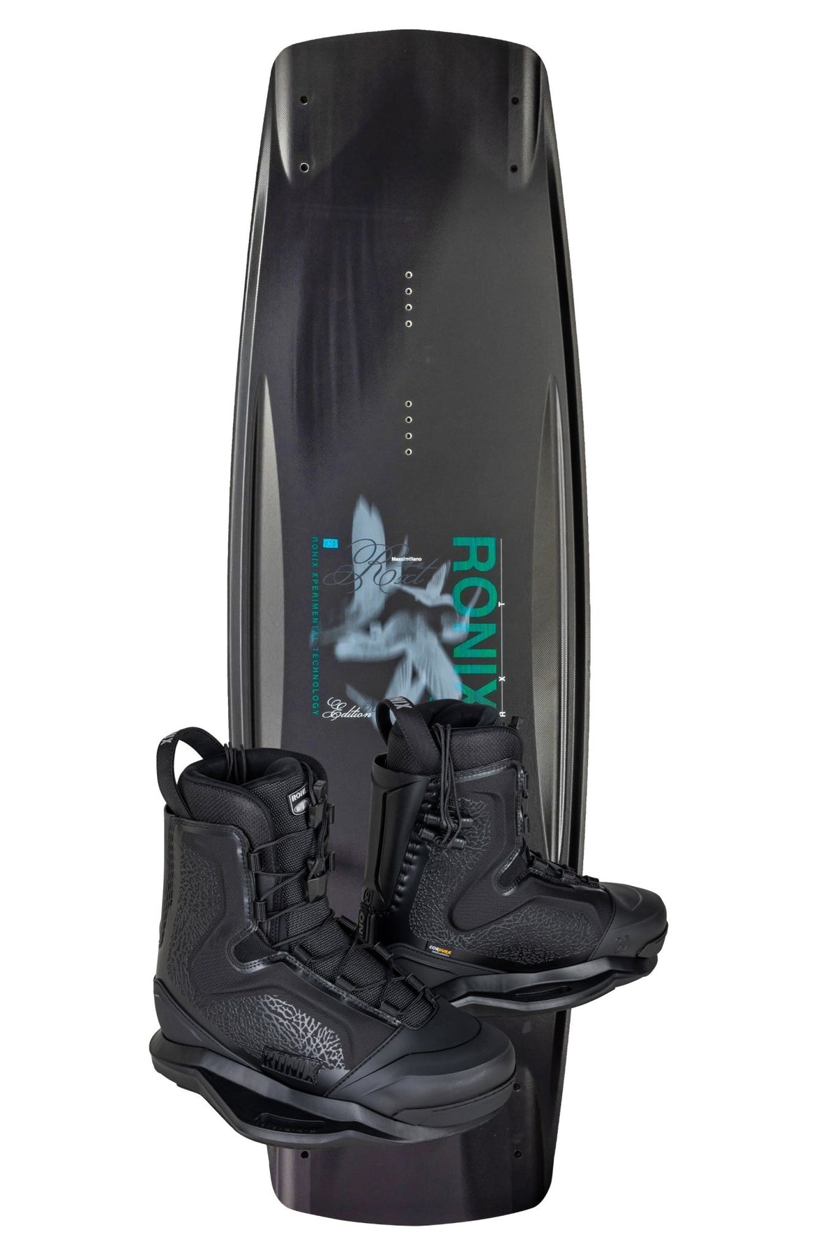 2027 RXT Wakeboard -Ronix272000-One Boots Black-US 6 to 7