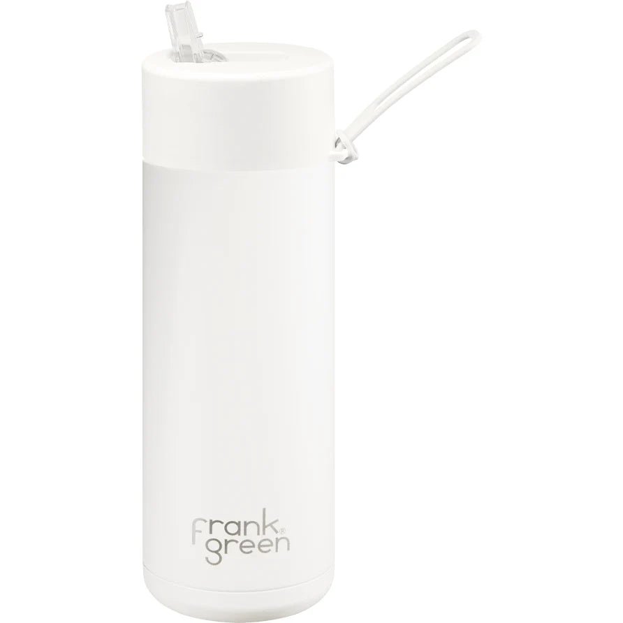 20oz SS Ceramic Reusable Bottle with Straw Lid - Frank GreenB05S07C10 - 10 - 10 - 30 - Cloud - 20oz