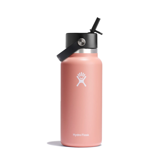 32Oz Wide Flex Straw Cap - Grapefruit