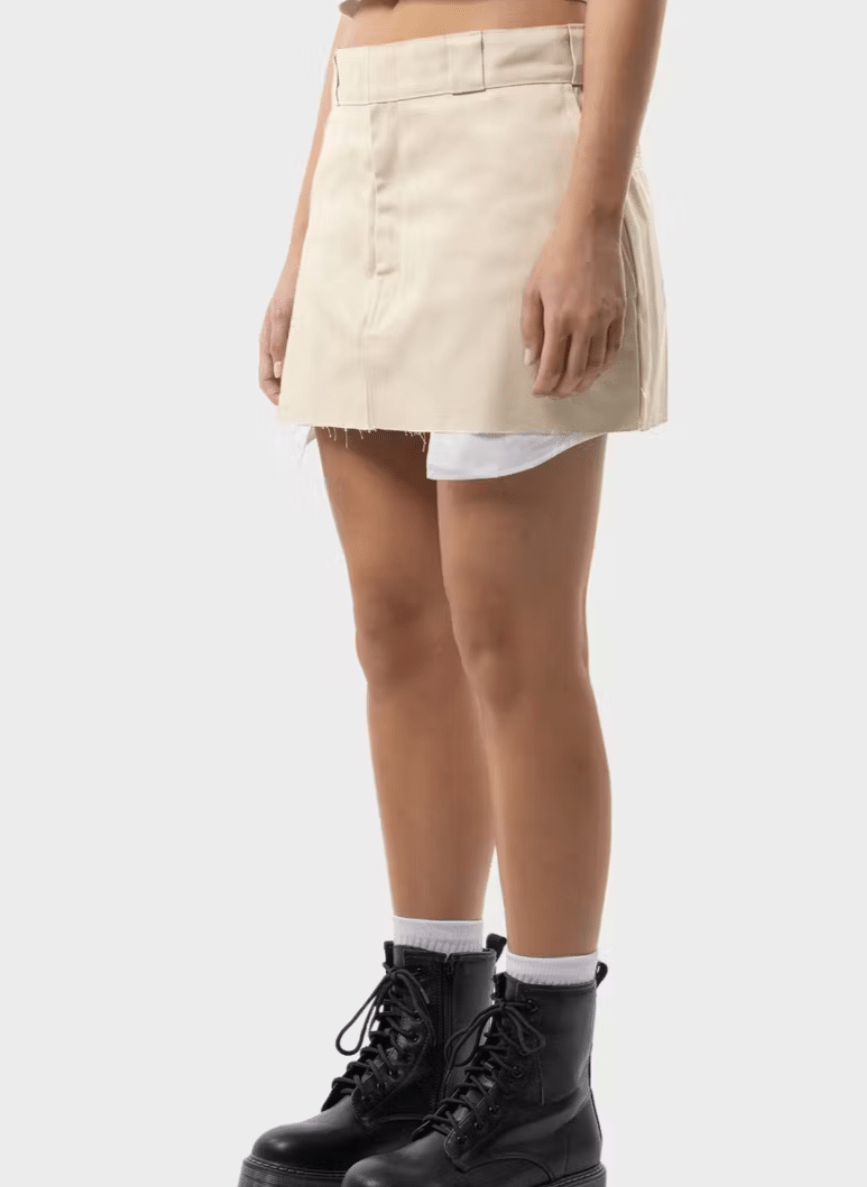 874 Mini Original Fit Mini Skirt - DickiesDW - 123 - SK01 - Bone - 10