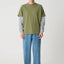 91 Double Layer Tee - XlargeXL025W3013 - Pigment Olive - L