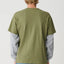 91 Double Layer Tee - XlargeXL025W3013 - Pigment Olive - L