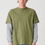 91 Double Layer Tee - XlargeXL025W3013 - Pigment Olive - L