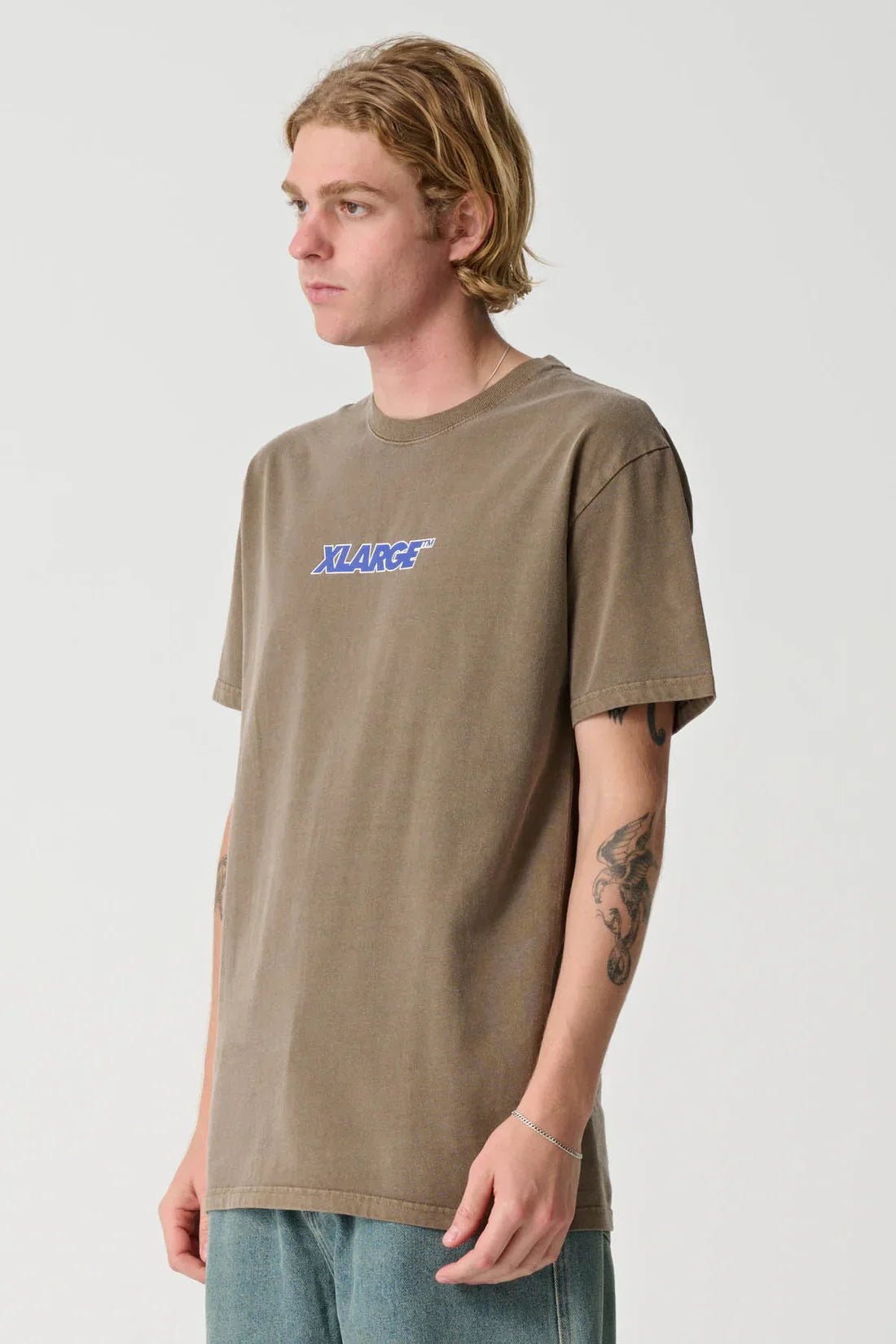 91 Key Italic OG SS Tee - XlargeXL023S3002 - PC - Pigment Coffee - 2XL