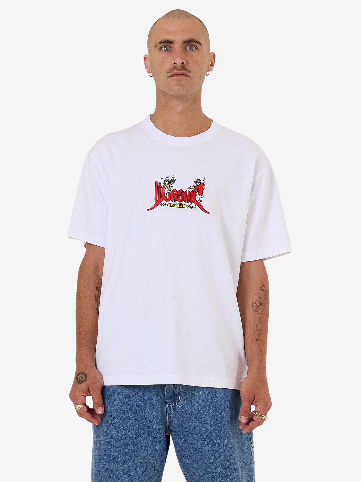 99 Percent Tee - WorshipPH25 - 107A - M - White