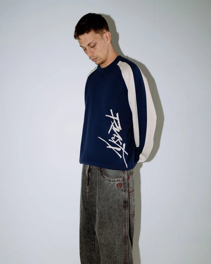 Roll Safe Boxy Knitted Crew