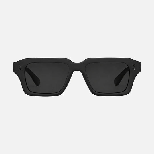 anyways matte black rec frame grey lens pol