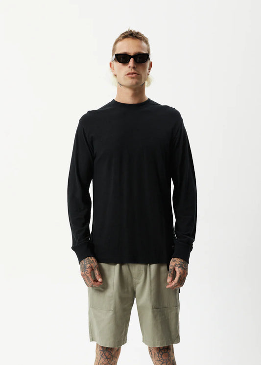 Essential - Hemp Retro Long Sleeve T-Shirt