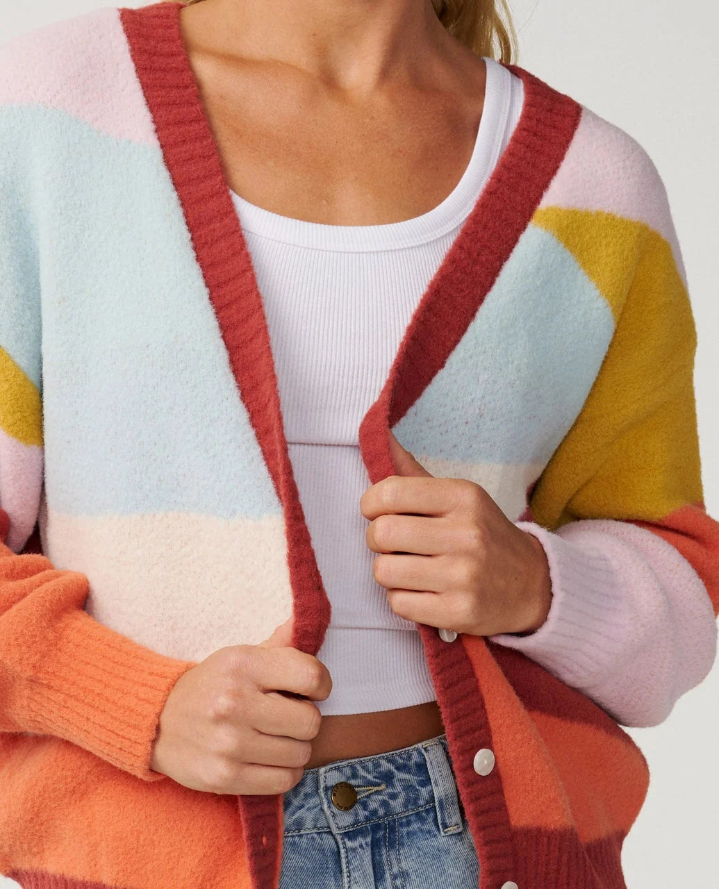SURF REVIVAL JACQUARD CARDI