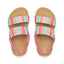 LITTLE CUSHION VISTA PINK MULTI RAFFIA