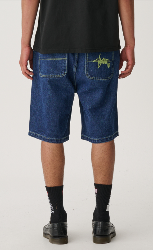 Emb Denim Standard Short