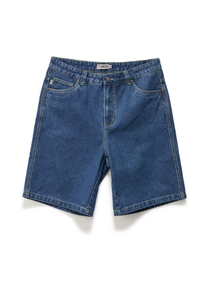 Emb Denim Standard Short