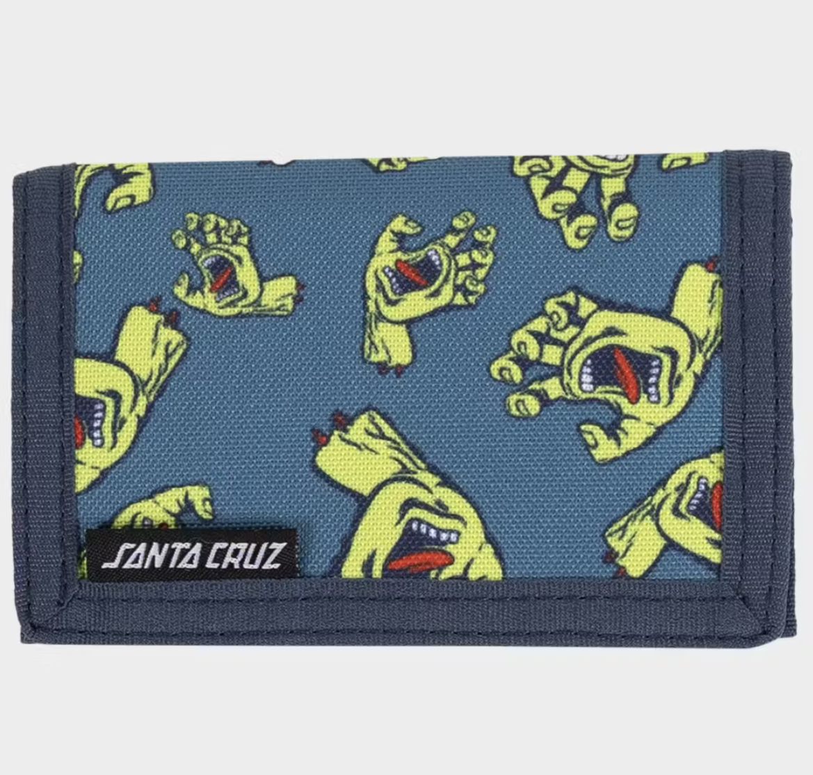 Crowded Hand Velcro Wallet