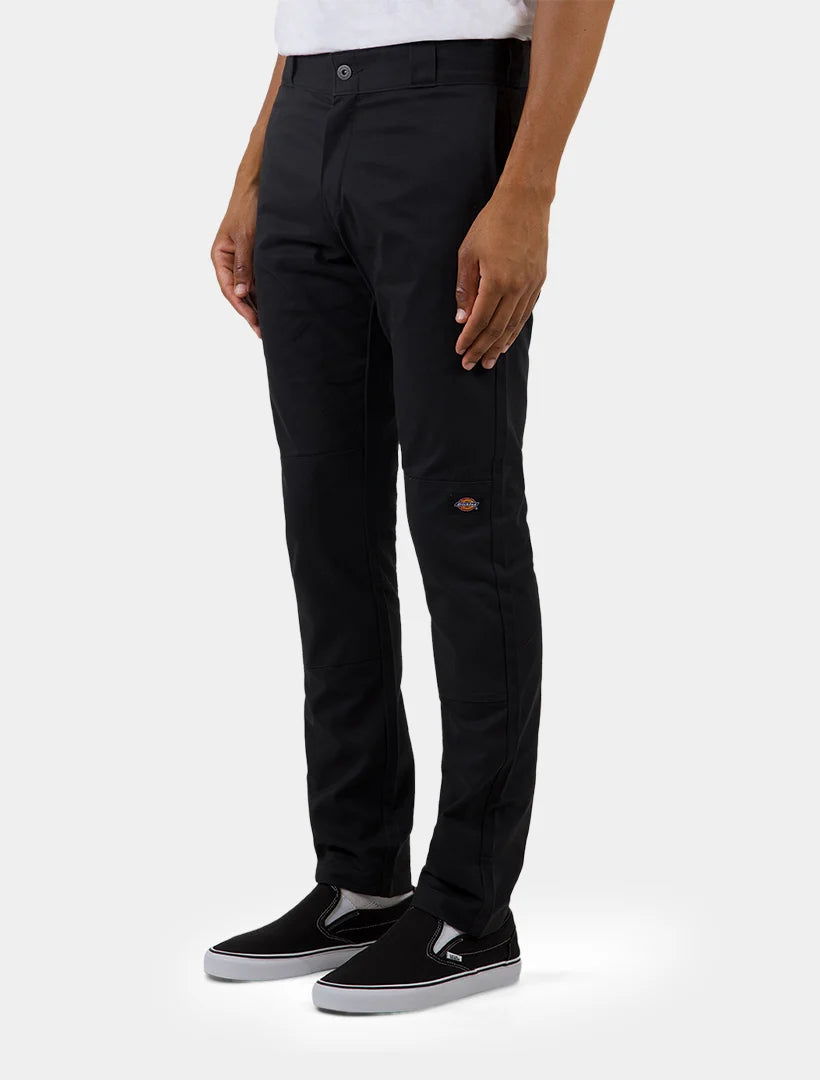 Skinny Straight Fit Double Knee Work Pant