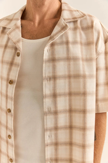 Relaxed Check SS Shirt