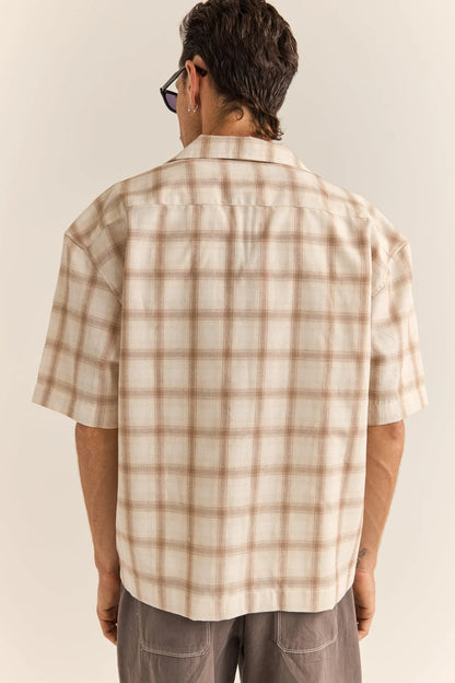 Relaxed Check SS Shirt