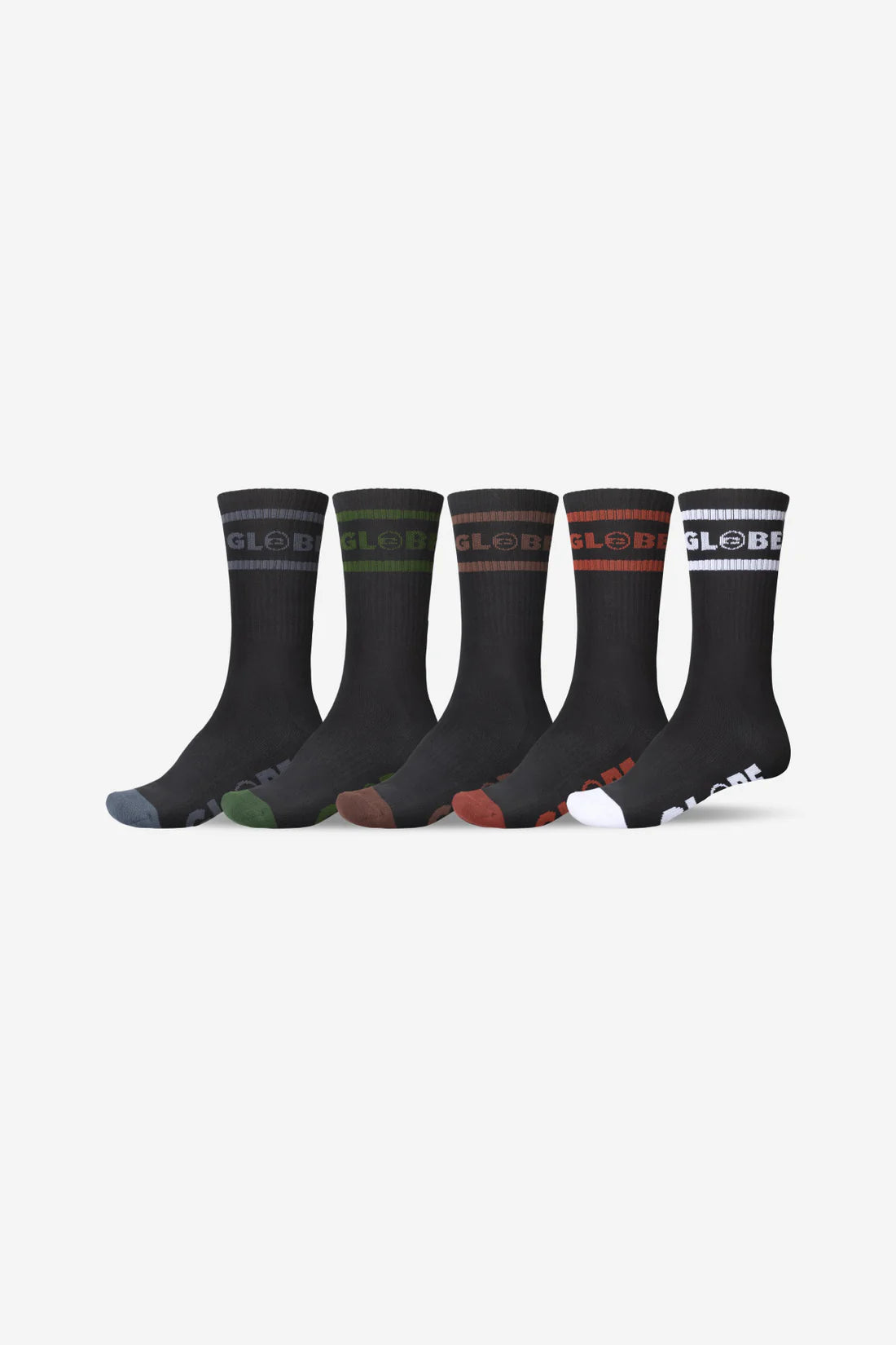 Tilt Hi Crew Sock 5 Pack