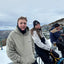 Sitting at a bar on Mountain hotham after a day of Snow Boarding with Skin Ski and Surf