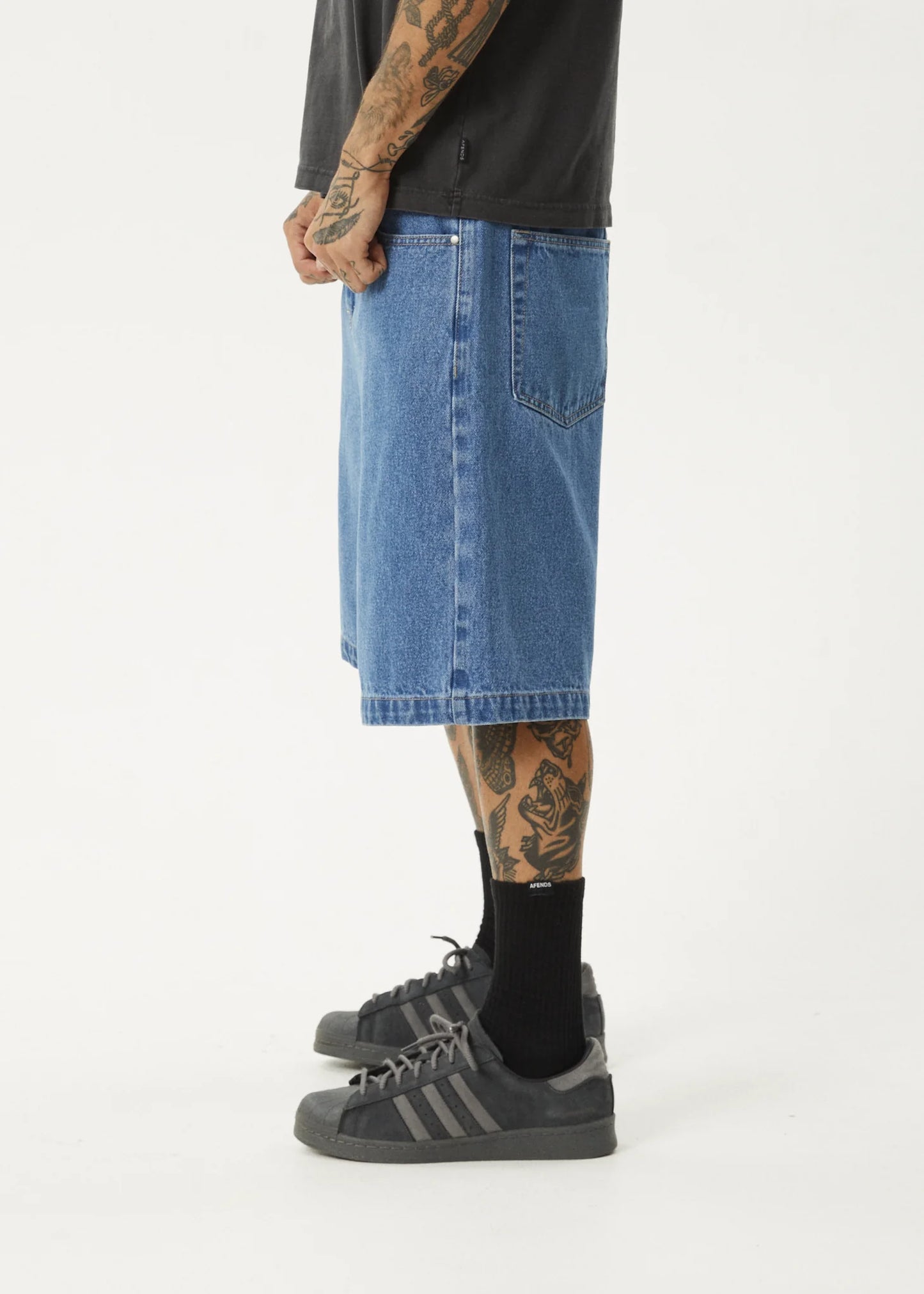 Lil C Denim Baggy Shorts 22''