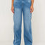 Flip Mommy Low Rise Wide Leg Denim Jean