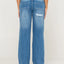 Flip Mommy Low Rise Wide Leg Denim Jean