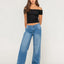 Flip Mommy Low Rise Wide Leg Denim Jean
