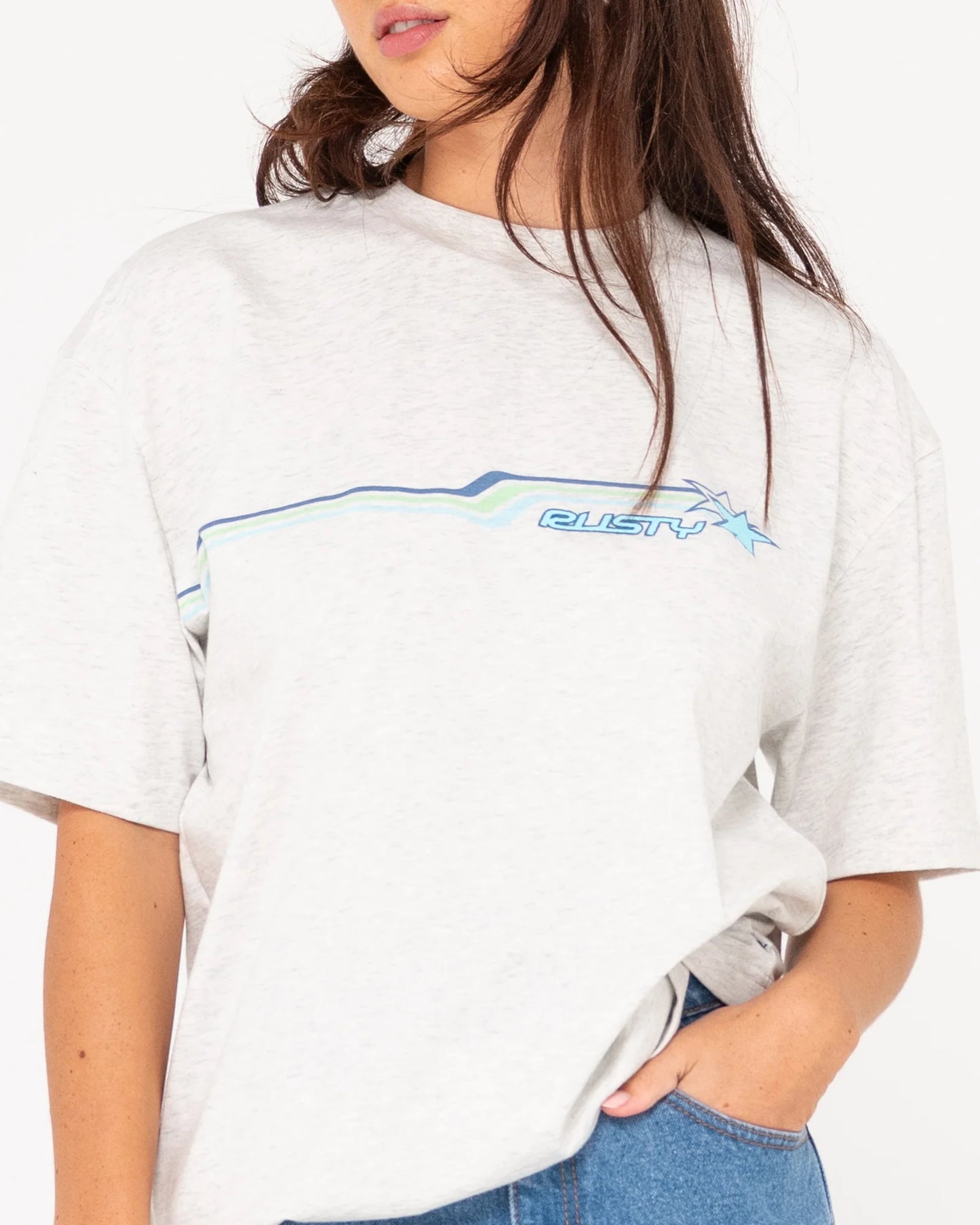 Wave Rider Oversize Short Sleeve Tee