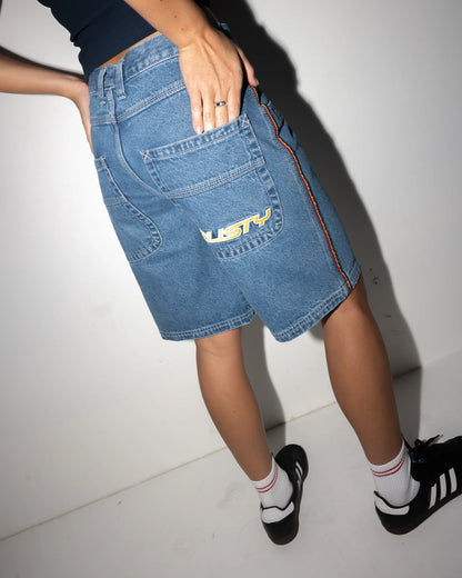 Flip Mommy Low Rise Wide Leg Denim Short