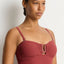 spinnaker u bar bandeau one piece